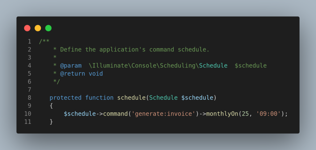 Laravel Scheduler