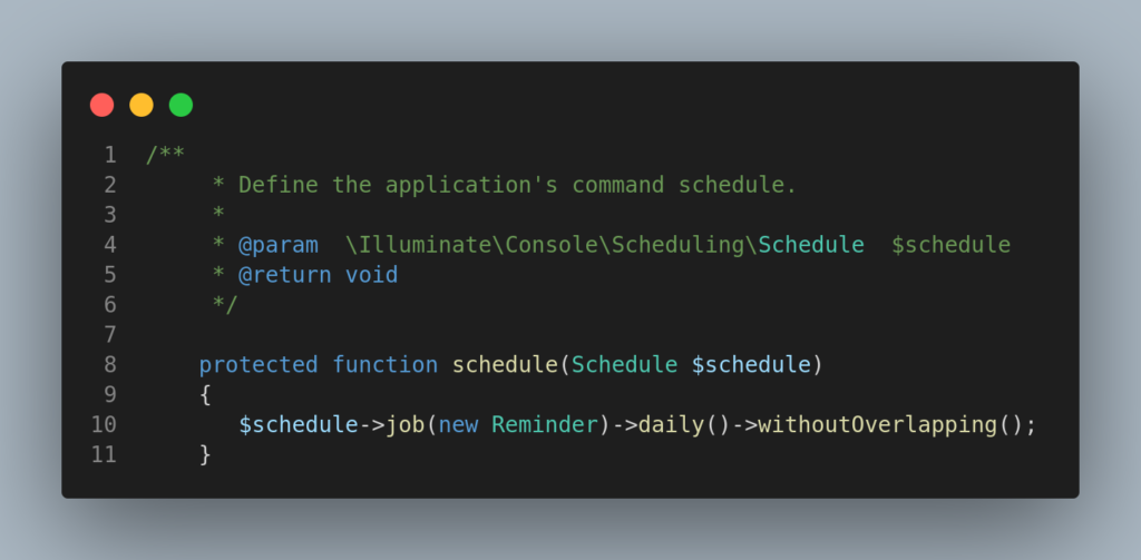 Laravel Scheduler
