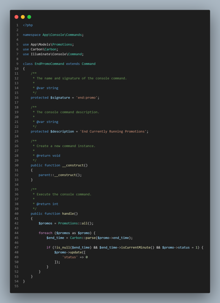 Laravel Dynamic Scheduling