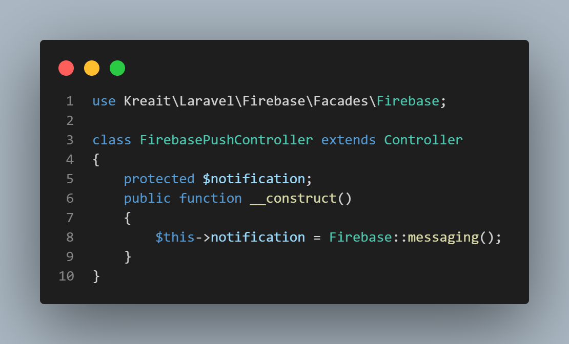 Firebase SDK initialization